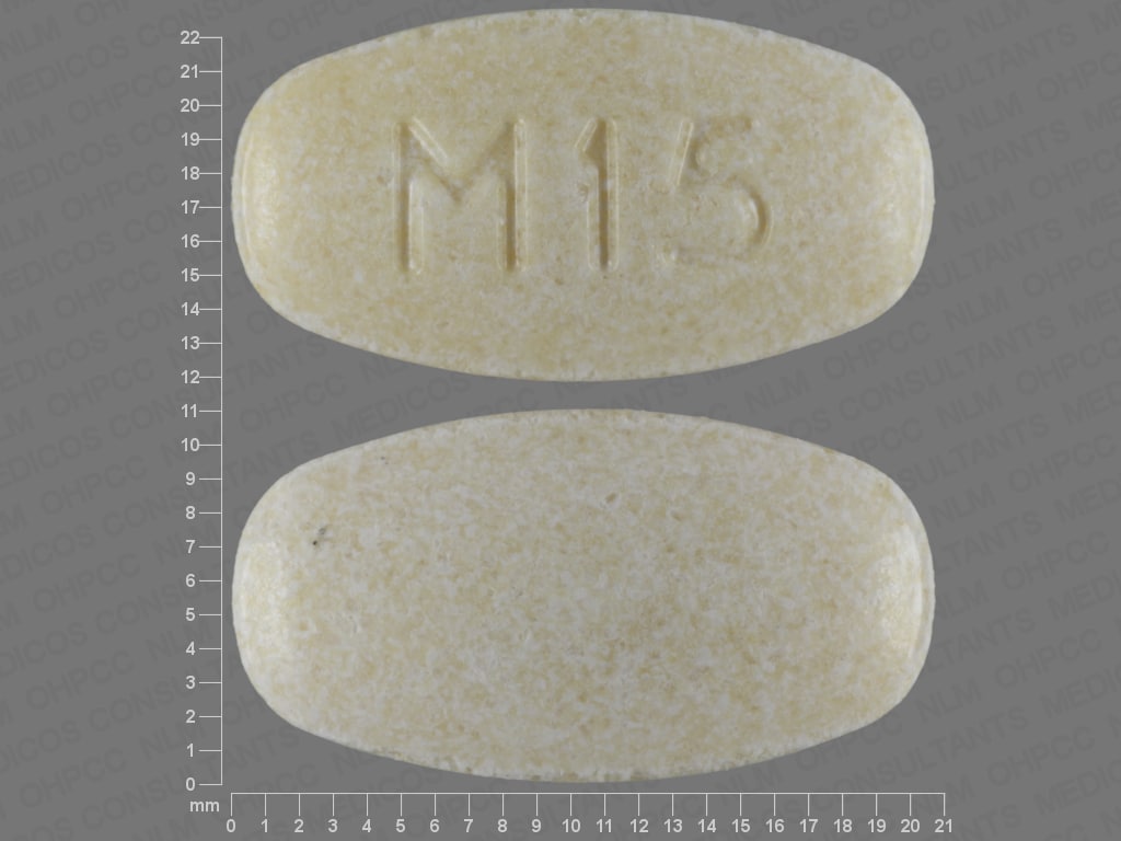 Image 1 - Imprint M15 - potassium citrate 15 mEq (1620 mg)