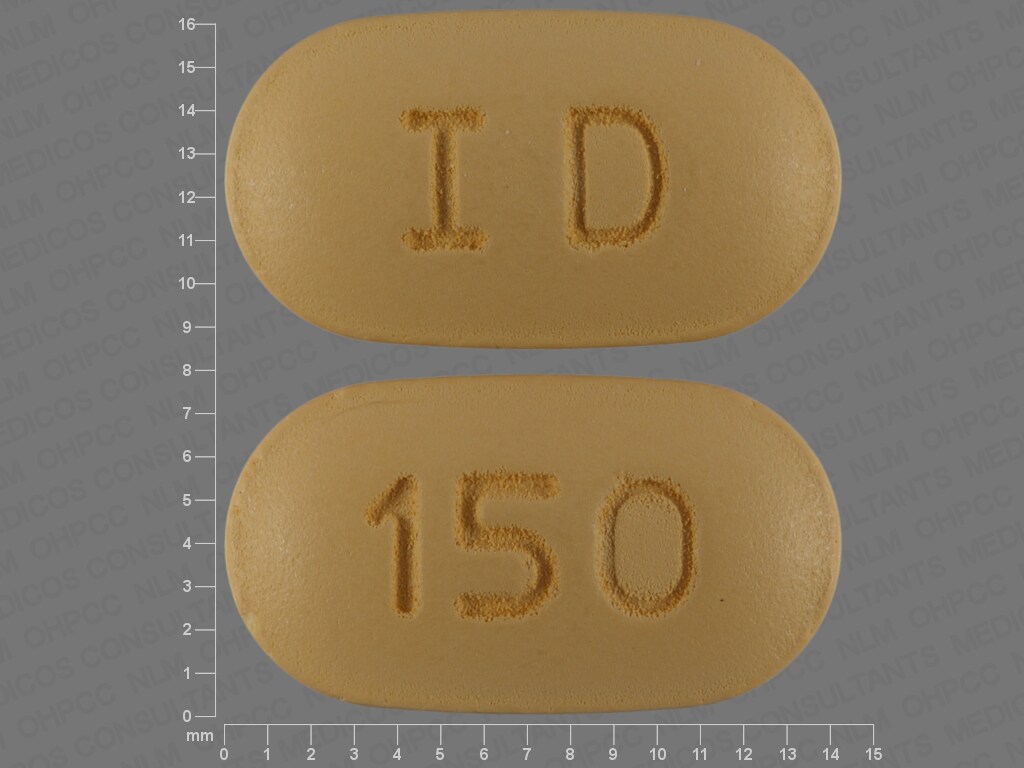 Image 1 - Imprint ID 150 - ibandronate 150 mg