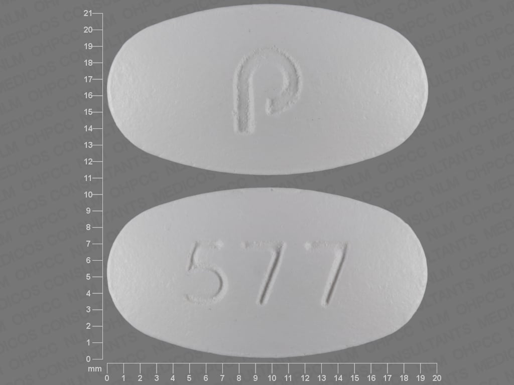 Imprint p 577 - amlodipine/valsartan 10 mg / 320 mg