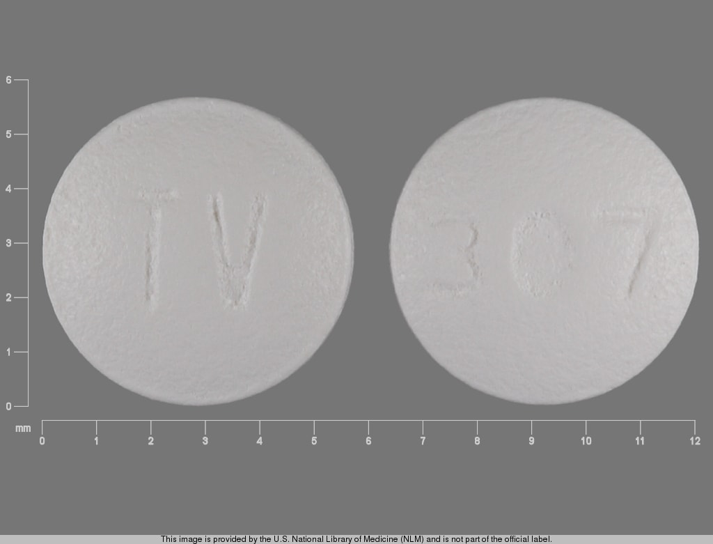 Imprint 307 PA - hydroxyzine 10 mg