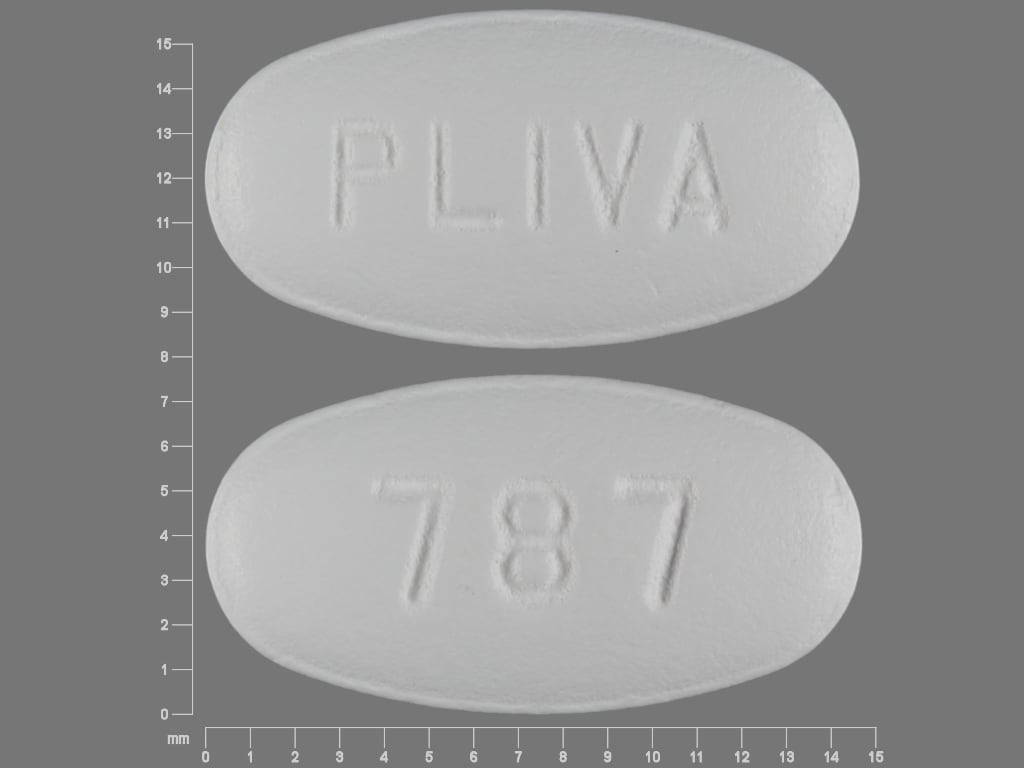 Image 1 - Imprint PLIVA 787 - azithromycin 250 mg