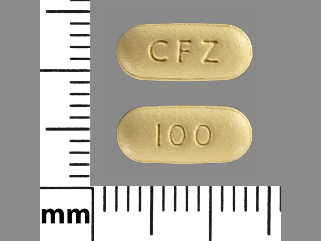 Imprint CFZ 100 - Invokana 100 mg