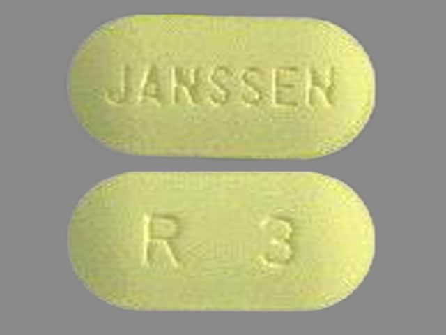 Image 1 - Imprint JANSSEN R 3 - Risperdal 3 mg