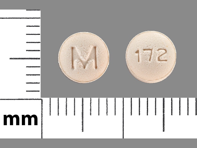 Imprint M 172 - metolazone 2.5 mg