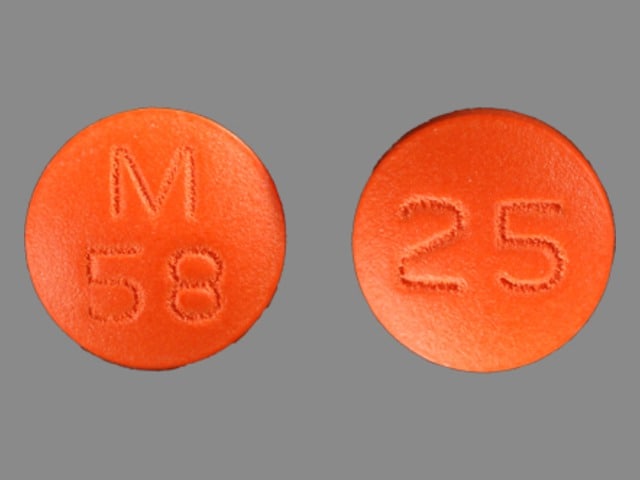 Image 1 - Imprint M 58 25 - thioridazine 25 mg