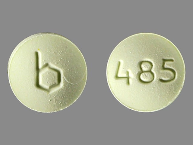 Imprint b 485 - leucovorin 25 mg