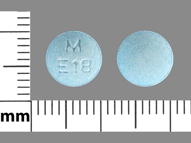 Imprint M E18 - enalapril 20 mg