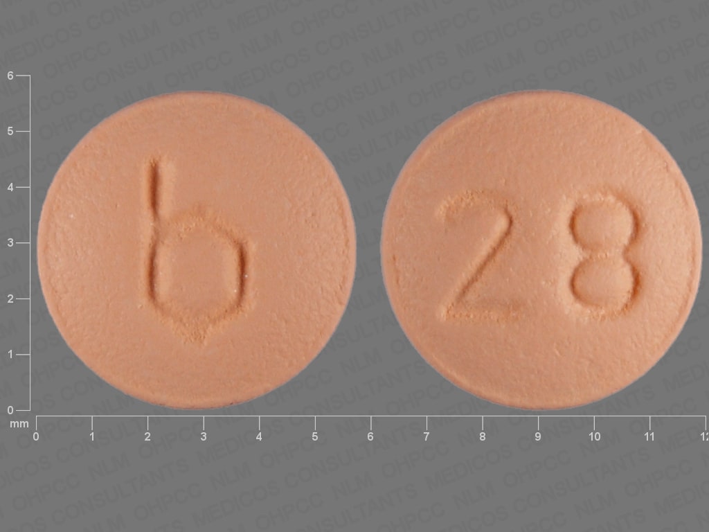 Image 1 - Imprint b 28 - LoSeasonique ethinyl estradiol 0.02 mg / levonorgestrel 0.1 mg