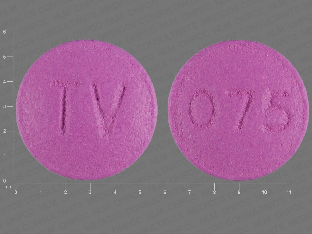 Image 1 - Imprint TV 075 - Quartette ethinyl estradiol 0.025 mg / levonorgestrel 0.15 mg