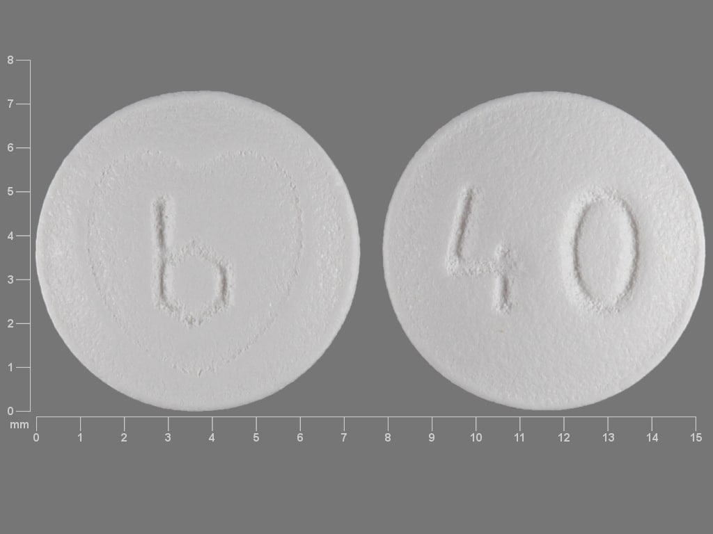 Image 1 - Imprint b 40 - Ziac 10 mg / 6.25 mg