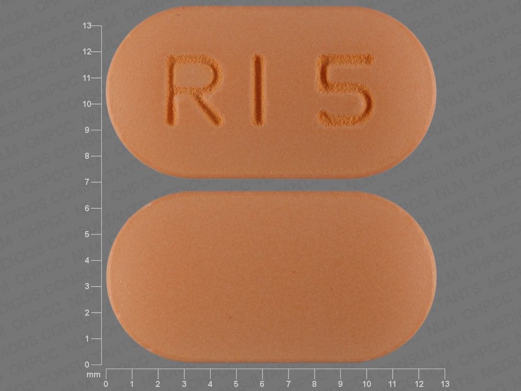 Image 1 - Imprint RI5 - risperidone 3 mg