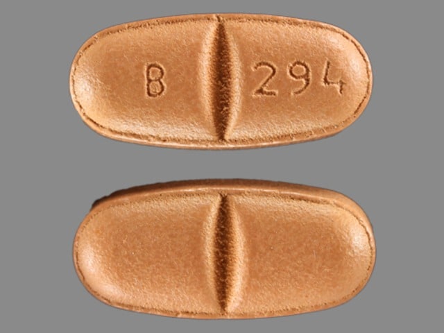 Imprint B 294 - oxcarbazepine 600 mg