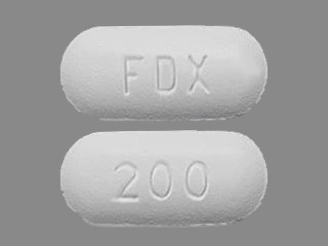 Imprint FDX 200 - Dificid 200 mg