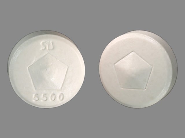 Imprint SB 5500 - Albenza 200 mg