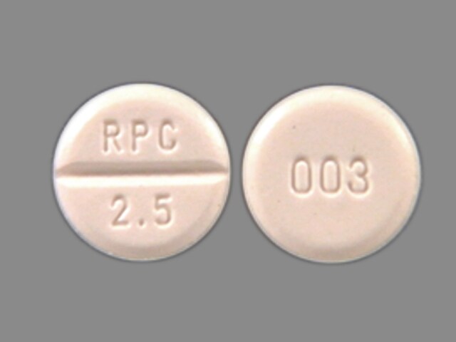 Image 1 - Imprint RPC 2.5 003 - ProAmatine 2.5 mg