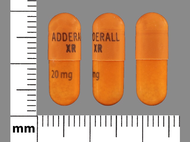 Imprint SHIRE 381 20mg - Adderall XR 20 mg