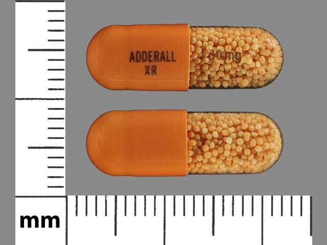 Imprint SHIRE 381 30mg - Adderall XR 30 mg