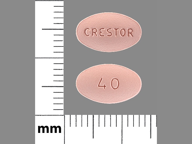 Image 1 - Imprint CRESTOR 40 - Crestor 40 mg