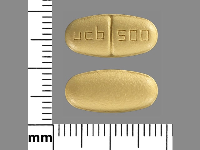 Imprint ucb 500 - Keppra 500 mg