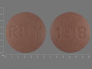 Image 1 - Imprint RDY 198 - simvastatin 10 mg