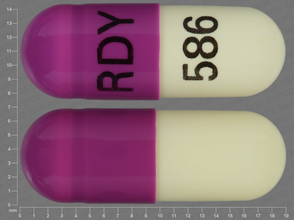 Pill Finder: RDY 586 Purple Capsule-shape - Medicine.com.