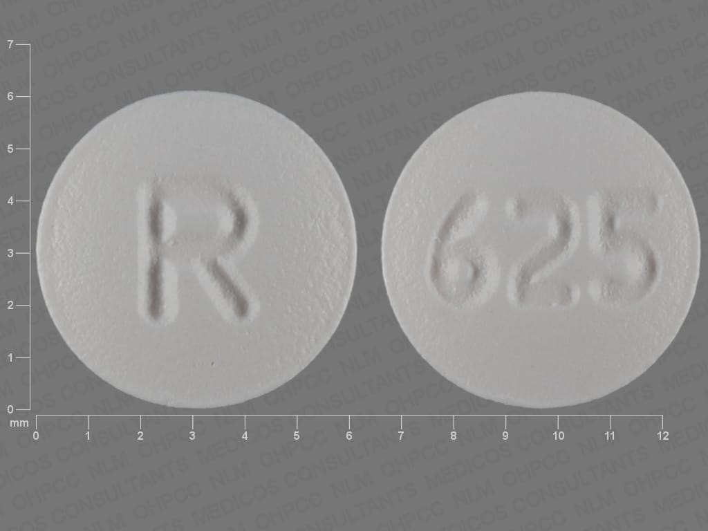 Image 1 - Imprint R 625 - zafirlukast 10 mg