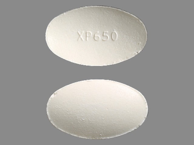 Imprint XP650 - Lysteda tranexamic acid 650 mg