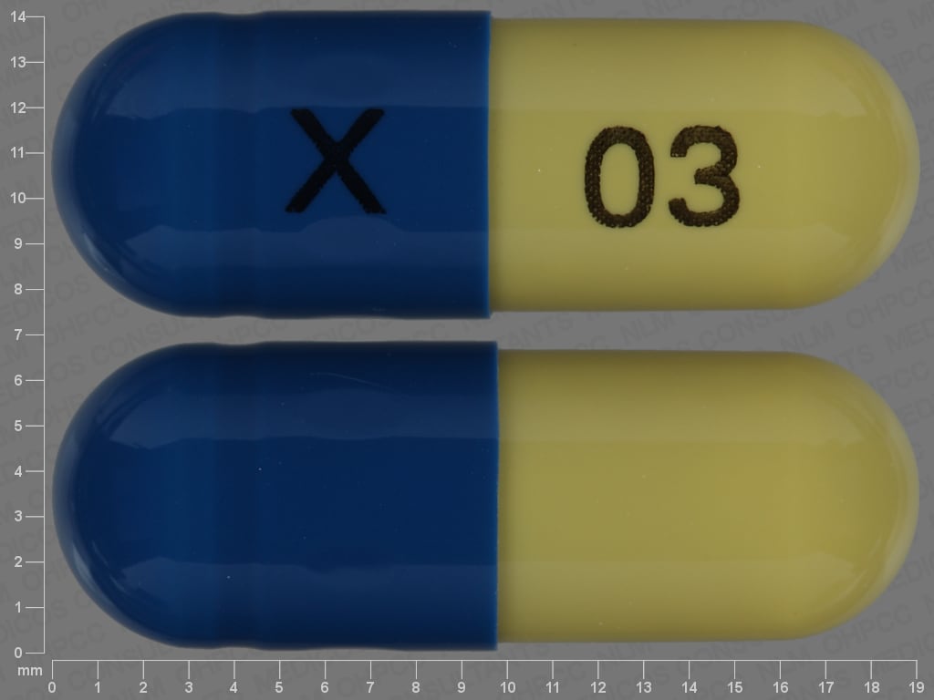 Imprint X 03 - duloxetine 60 mg