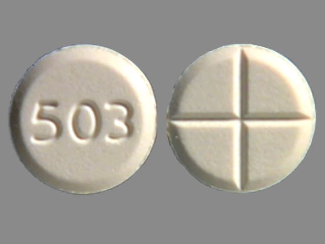 Imprint 503 - tizanidine 4 mg