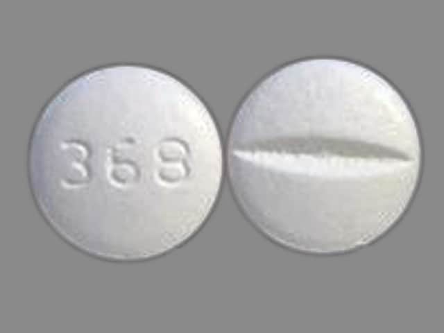 Image 1 - Imprint 368 - metoprolol 100 mg