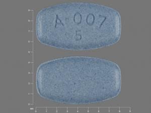Imprint A-007 5 - Abilify 5 mg