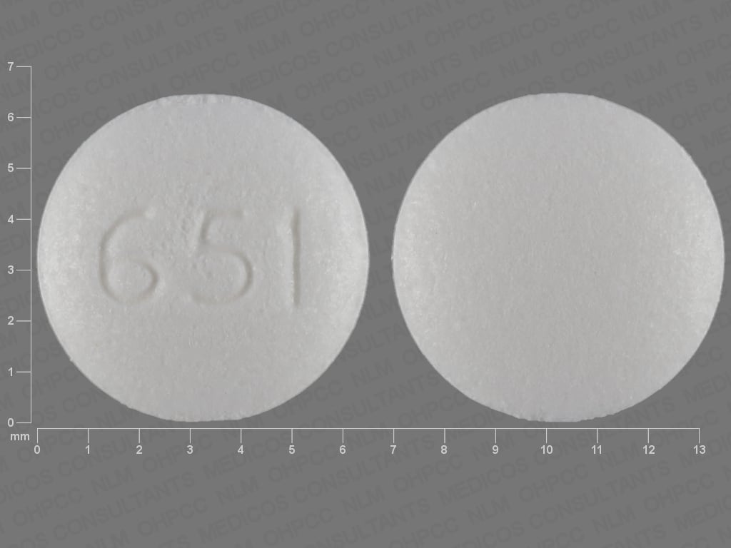 Imprint 651 - Kapvay 0.1 mg