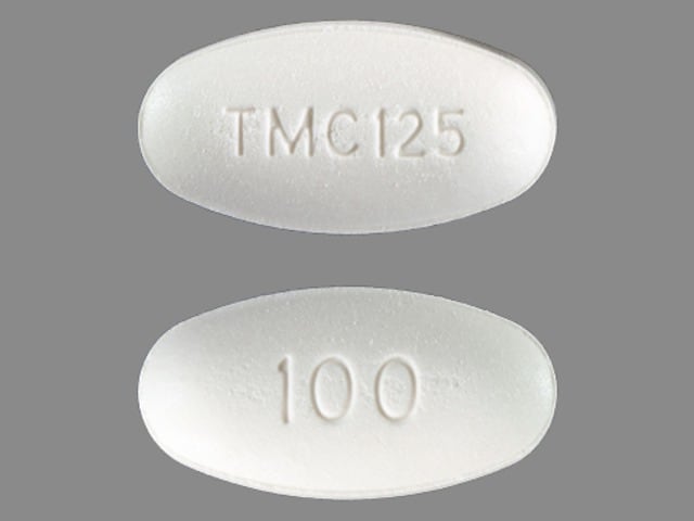 Imprint TMC125 100 - Intelence 100 mg