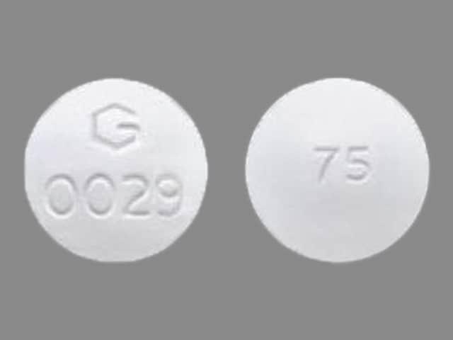 Image 1 - Imprint G 0029 75 - diclofenac/misoprostol 75 mg / 200 mcg