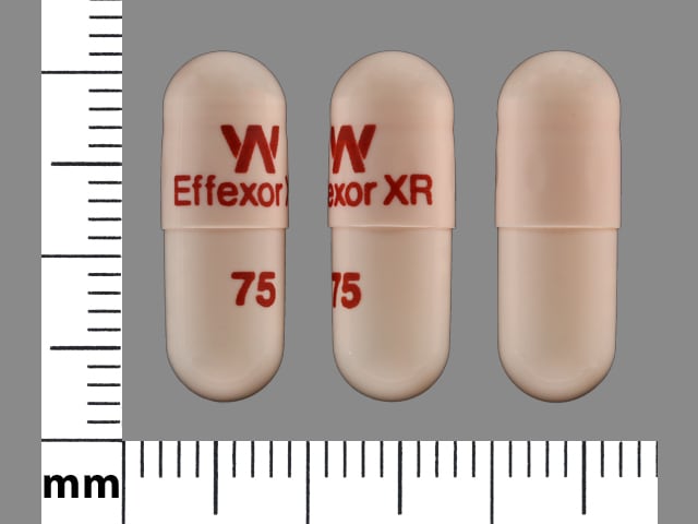 Image 1 - Imprint W Effexor XR 75 - Effexor XR 75 mg