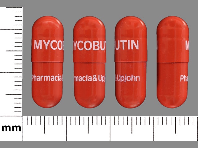 Imprint MYCOBUTIN Pharmacia & Upjohn - rifabutin 150 mg
