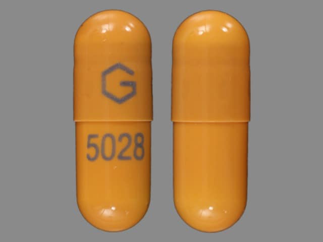 Image 1 - Imprint G 5028 - gabapentin 400 mg