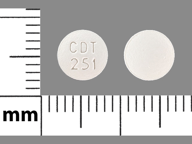 Image 1 - Imprint CDT 251 - amlodipine/atorvastatin 2.5 mg / 10 mg