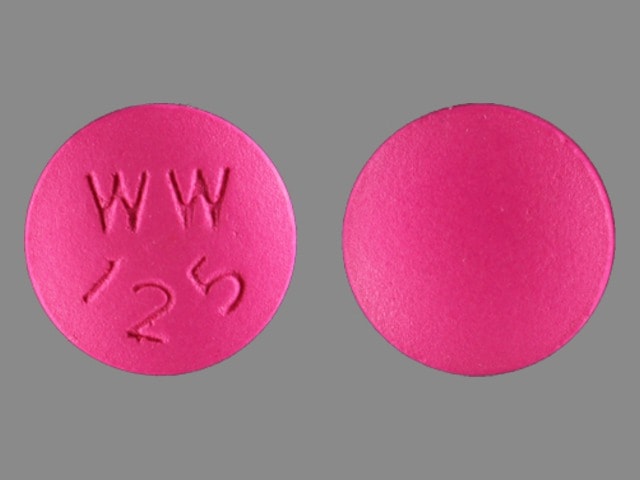 Image 1 - Imprint WW 125 - chloroquine 500 mg