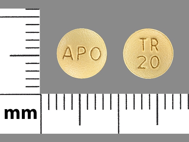 Image 1 - Imprint APO TR 20 - trospium 20 mg
