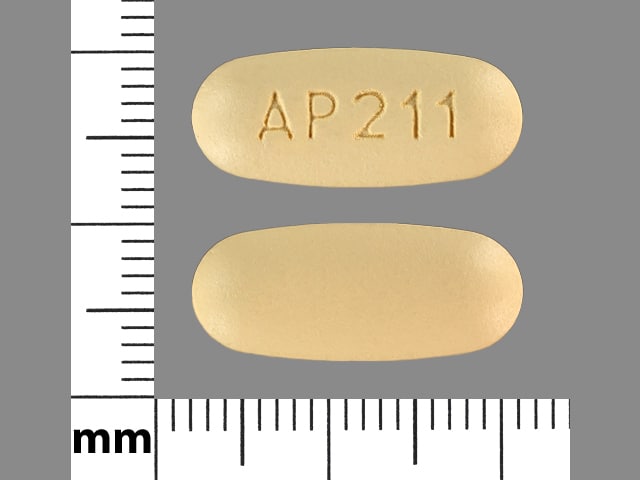 Image 1 - Imprint AP211 - methocarbamol 750 mg