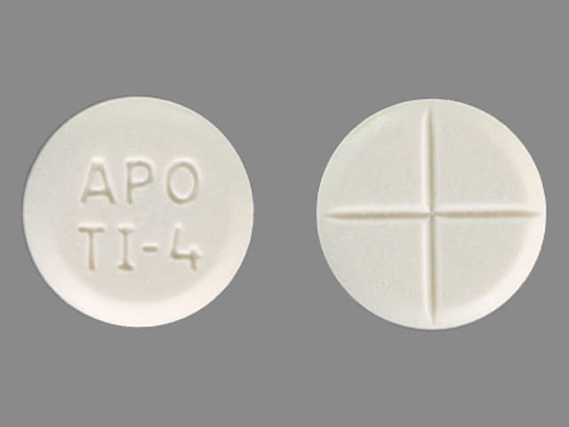 Image 1 - Imprint APO TI-4 - tizanidine 4 mg