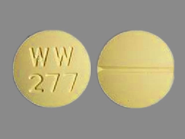 Imprint WW 277 - lithium 450 mg