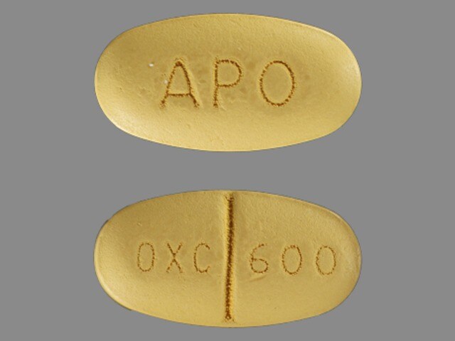 Image 1 - Imprint APO OXC 600 - oxcarbazepine 600 mg