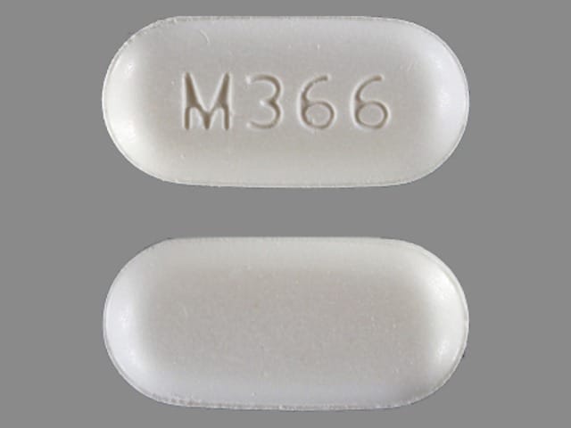 Pill Finder: M366 White Elliptical / Oval - Medicine.com.