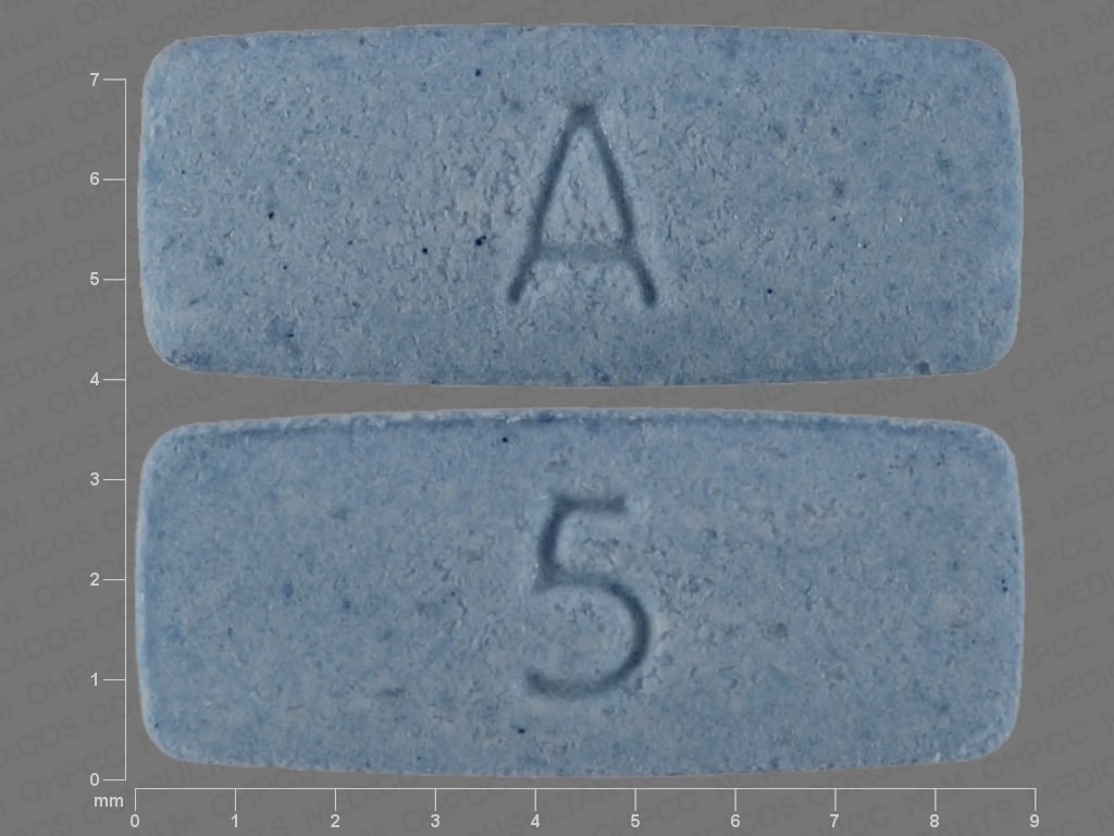 Image 1 - Imprint A 5 - aripiprazole 5 mg