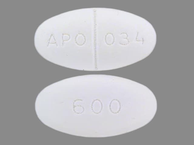 Image 1 - Imprint 600 APO 034 - gemfibrozil 600 mg