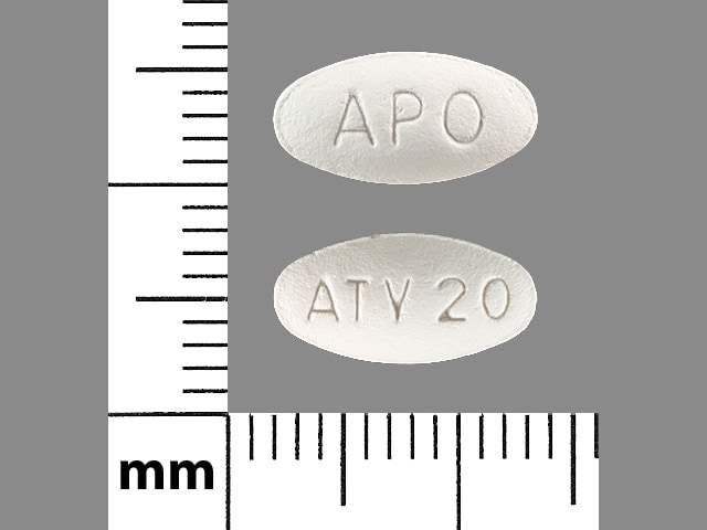 Image 1 - Imprint APO ATV20 - atorvastatin 20 mg