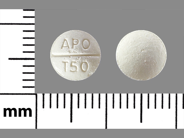 Image 1 - Imprint APO T50 - trazodone 50 mg