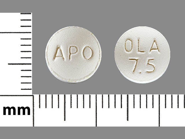 Image 1 - Imprint APO OLA 7.5 - olanzapine 7.5 mg